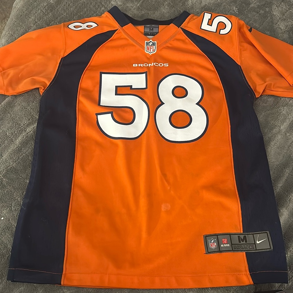 Von Moller 58 Denver Broncos jersey